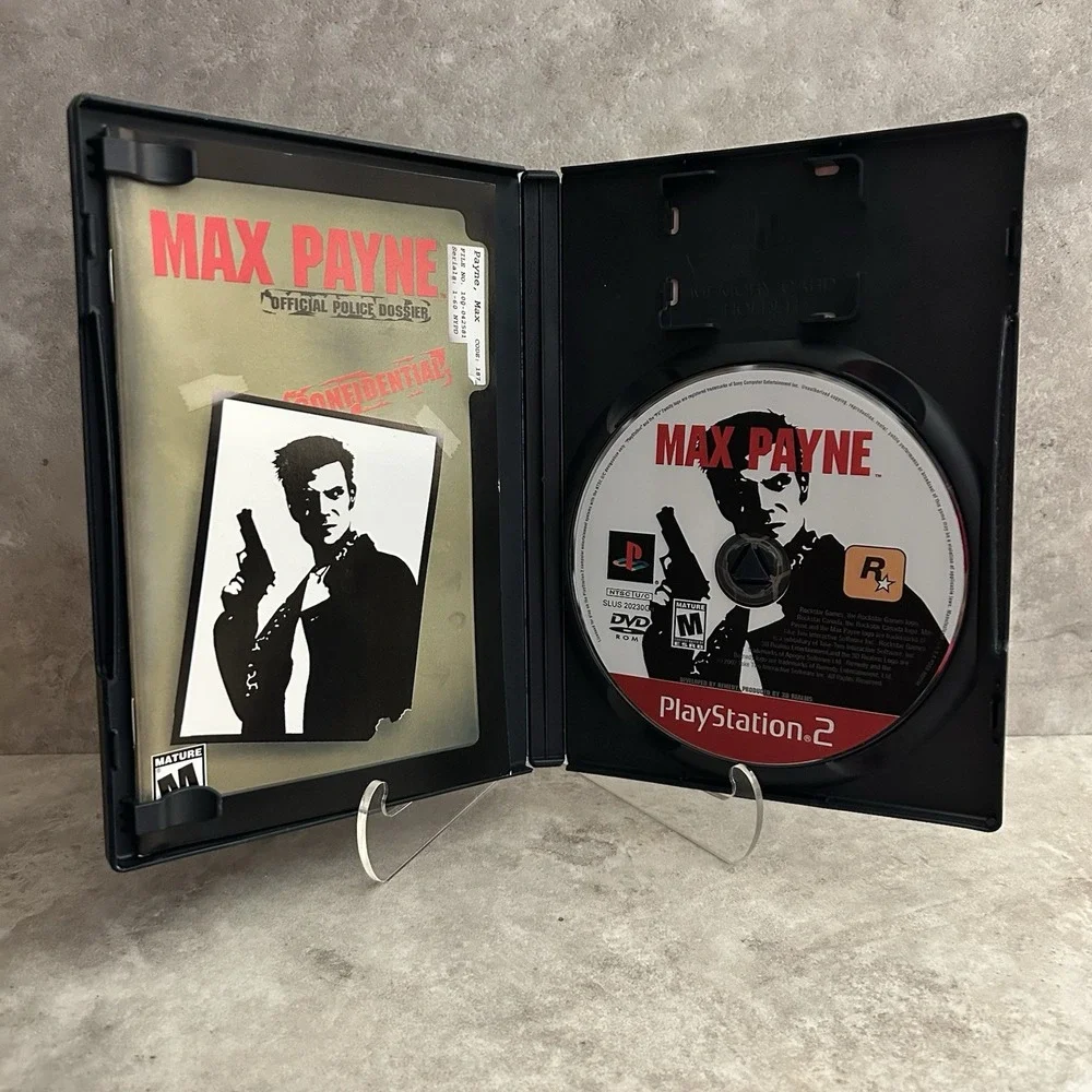 Max Payne PS2 PlayStation 2 greatest Hits Complete CIB